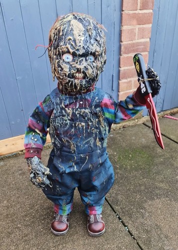 Lifesize burnt chucky - burnt,