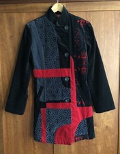 Desigual Velvet Patchwork Long