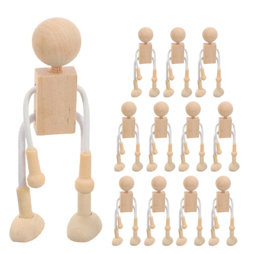 Pccs small wood figures - 12,