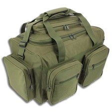 Fishing Tackle Carryall Large Luggage Bag Multi Pockets Shoulder Strap Hunting