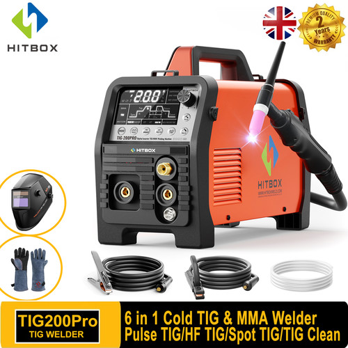 Hitbox 6in1 tig - welder, 200amp