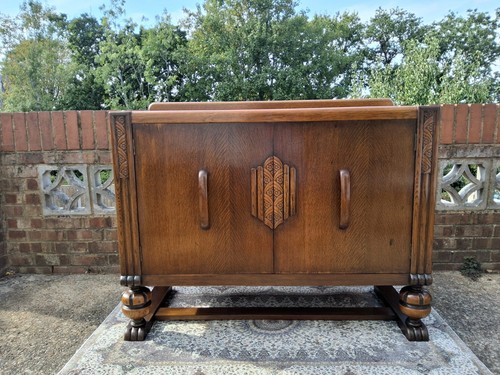 Vintage art deco sideboard - vintage,