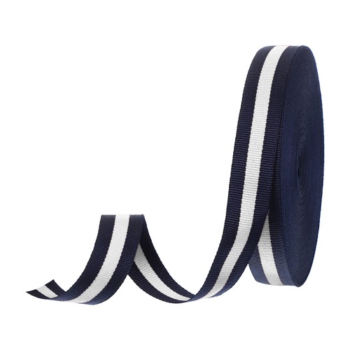 Navy white striped - 6/8",