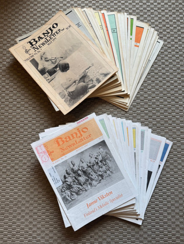 Banjo newsletter lot - newsletter, issues