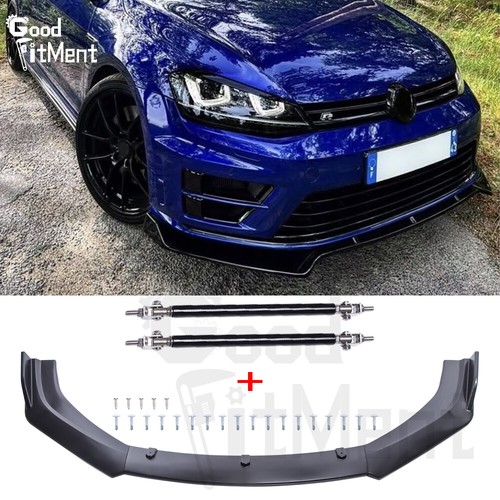 3pcs front bumper lip splitter - front,