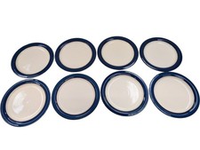 Denby Blue Rim Dinner Plate