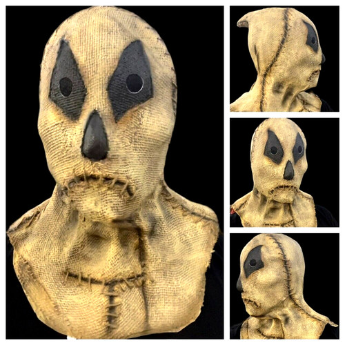 Scarecrow mask burlap - mask,