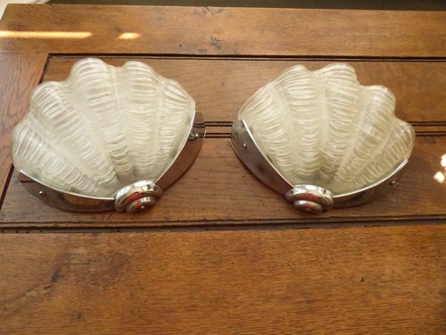Art deco chrome and - and, glass