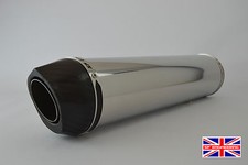 Honda VTR1000 SP2 Diabolus Polished Stainless Round XL Carbon Outlet Exhausts