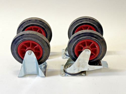 Heavy duty 200mm swivel castor - heavy,