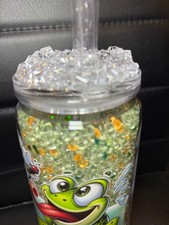 Crystal filled snow globes - crystal,