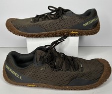 Merrell Vapor Glove 6 Running Shoes Mens Size 11 Olive Green Mesh Barefoot
