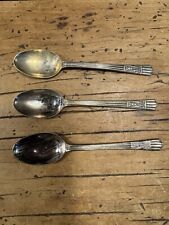 Vintage Tea Spoons Yeoman Plate EPNS Set Of 3 