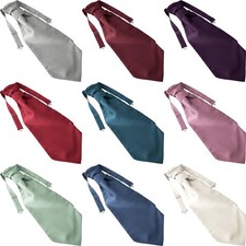 Wedding Ruche Cravat Pre-Tied