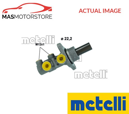 Brake master cylinder - cylinder, metelli