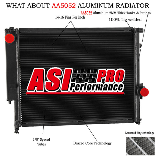 Row aluminium radiator - 2, for