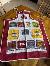 Vintage 1960s Apron Pinny food