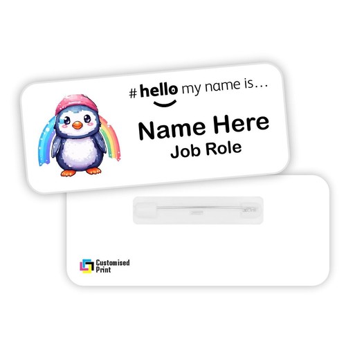 Hello name badge dentist - hello,