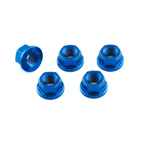 Titanium sprocket nuts - titanium,