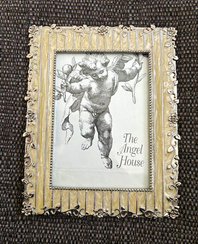 Ornate vintage silver - ornate, cream