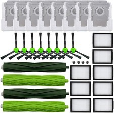 Replacement Part For iRobot Roomba Combo 10 Max Vacuum Filters Brushes Dust Bags