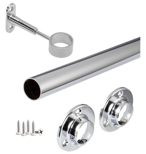 Wardrobe rail pole clothes - rail,
