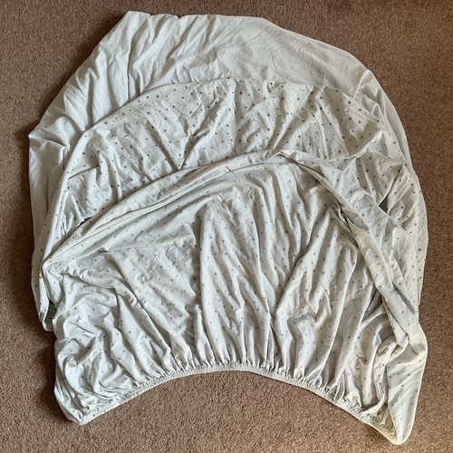 Three white fitted cot - three, bed