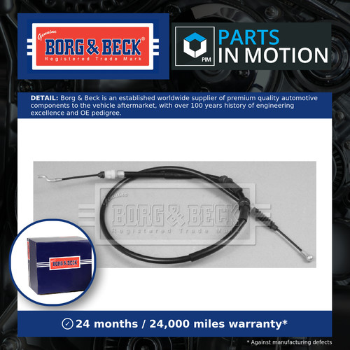 Handbrake cable rear left - rear,
