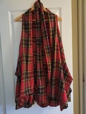 Handmade V Westwood Tartan  Waistcoat  Womens Size M/L Stunning