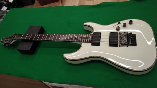 Schecter white electric - schecter, c-1