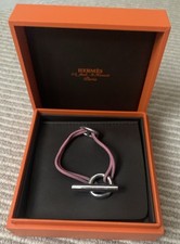 Hermes Pink Silk Cord Skipper
