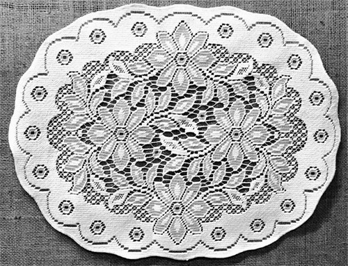Regency lace place mat x - place,