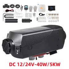 5KW 12V Night Diesel Air Heater Thermostat Caravan Motorhome Air Diesel Heater
