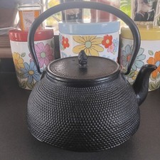 Large Japanese Cast Iron Kettle Vintage Tea Pot 1.5 Litre