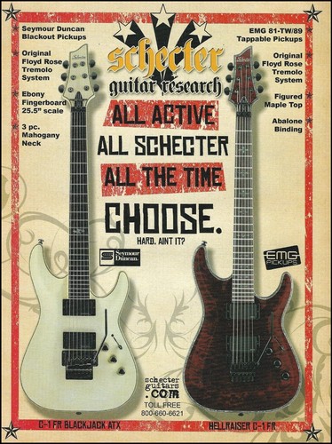 Schecter blackjack atx - schecter,