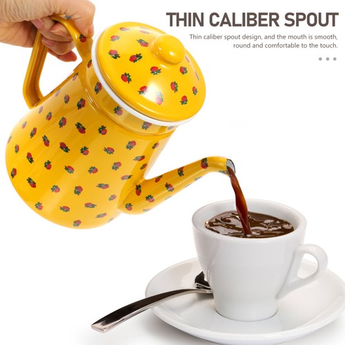 Vintage coffee pot - coffee, yellow
