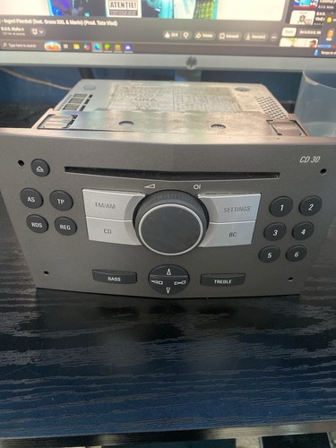 Vauxhall cd30 stereo radio - radio, cd