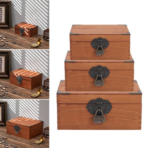 Vintage wooden storage boxes - vintage,