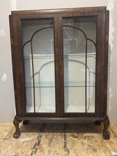 Antique Art Deco Glass Fronted