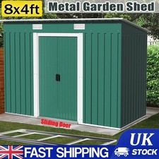  Metal Garden Shed 8X4 Large