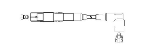 Ignition cable fits mercedes - cable,