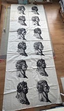 Timney Fowler - vintage fabric 1980s - 3.2m Large Roman Heads