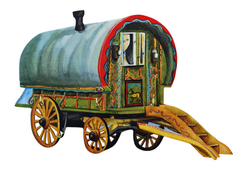 Romany gypsy caravan - gypsy,