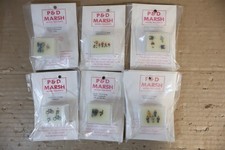 P&D MARSH N GAUGE 6 x FIGURE PACKS PASSENGERS MOTORCYCLE TRACTOR CHILDREN om