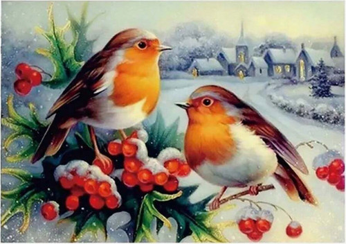 Printed cross stitch kit ct - cross,