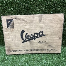 Bristol Douglas Vespa 42L2 125cc scooter Operation manual Piaggio Mancave Italy 