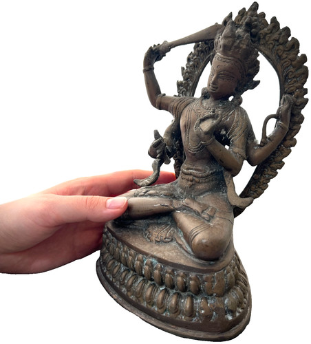 Antique bronze buddhist - bronze,
