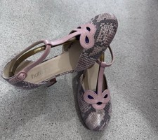 Hotter Darcy Shoes Pink Gray