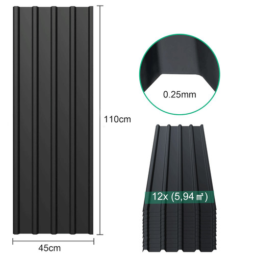 24pc metal cladding roof - metal,