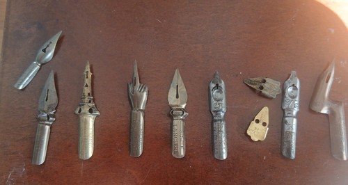 Collection vintage pen nibs - vintage,